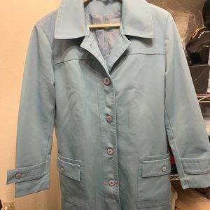 Blue Rain/ Trench Coat